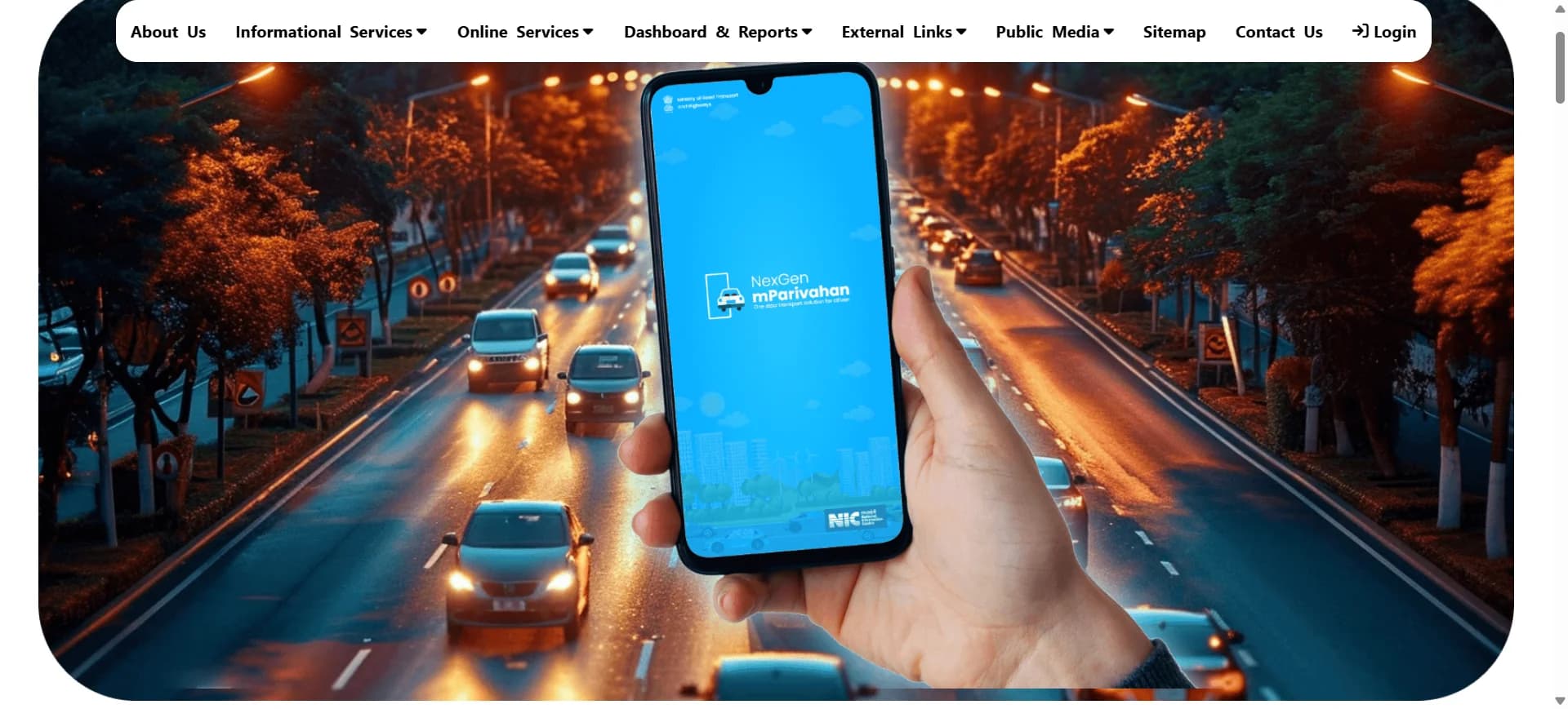Parivahan services for RC transfer and download in Andhra Pradesh