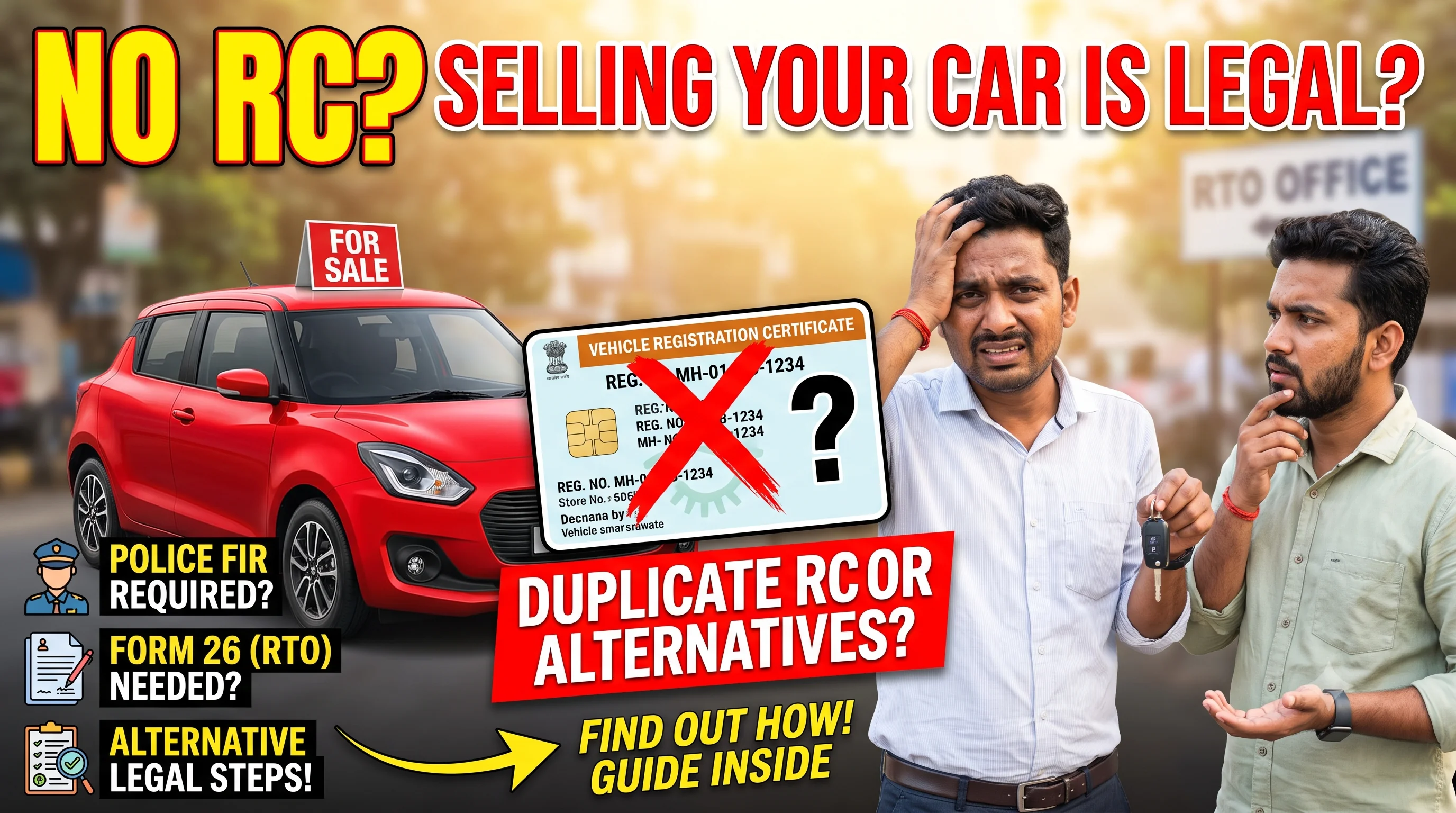 Can You Sell a Vehicle Without an RC?